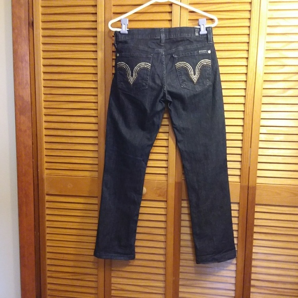 7 For All Mankind Women's Straight Leg Jeans. - Picture 2 of 7